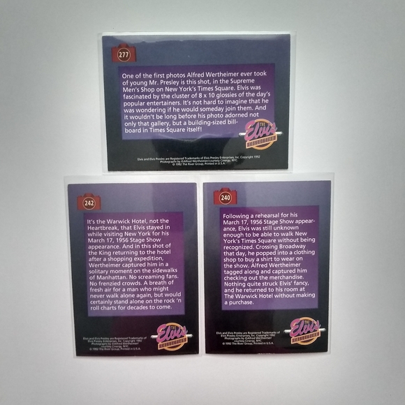 Elvis Presley Vintage Trading Cards 1992 (10) - Picture 2 of 10